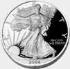 2004 American Silver Eagle (obverse)